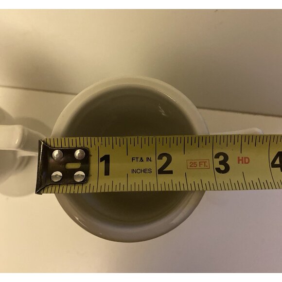 Vtg 2 Sterling Vitrified China Mugs East Liverpool Ohio USA F-5 Restaurant Ware - Picture 9 of 13